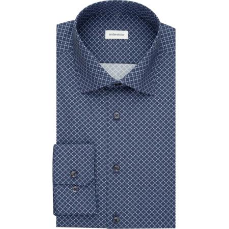 Seidensticker Overhemd salie, Bedrukt