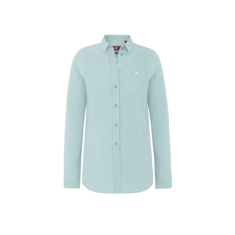 Williot Williot Blouse mintgroen -