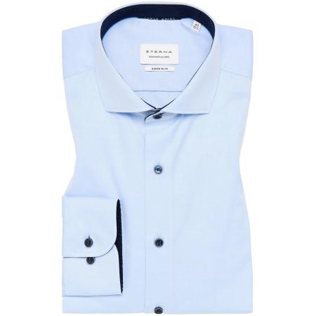 ETERNA Overhemd lichtblauw, Effen