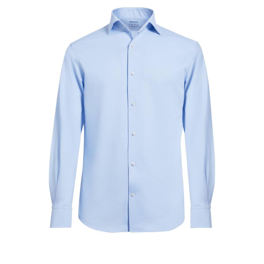 Boggi Milano Overhemd lichtblauw Blauw
