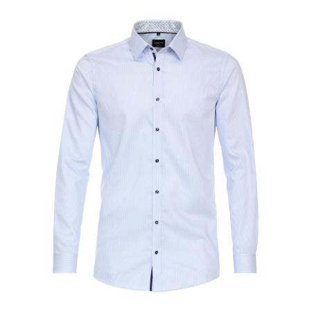 Venti Overhemd blauw, Gestreept