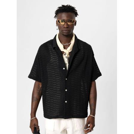 VAMOS CLO Overhemd zwart