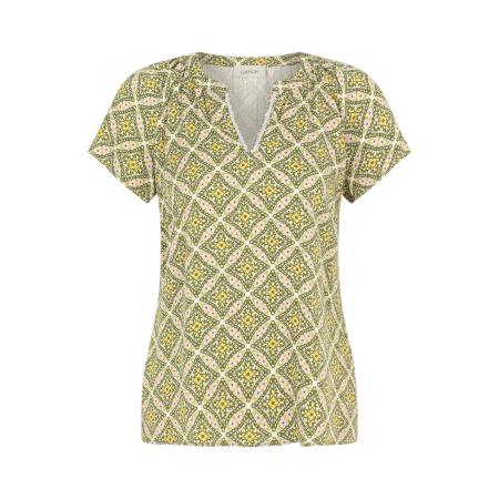 Cartoon Cartoon Blouse beige / groen