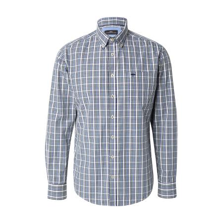 Fynch-Hatton FYNCH-HATTON Overhemd navy / donkergroen / wit
