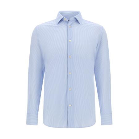 Boggi Milano Boggi Milano Overhemd lichtblauw / wit