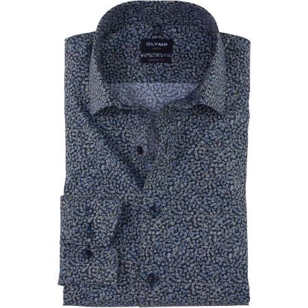 OLYMP Luxor Overhemd natuurlijk, Bedrukt
