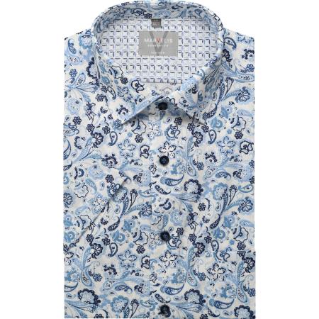 Marvelis Overhemd Korte mouw blauw