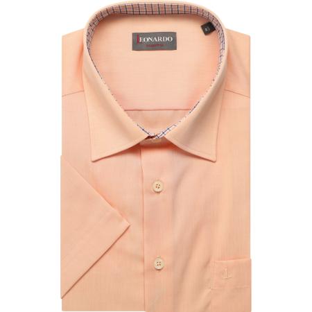 Leonardo by Jupiter Overhemd Korte mouw oranje