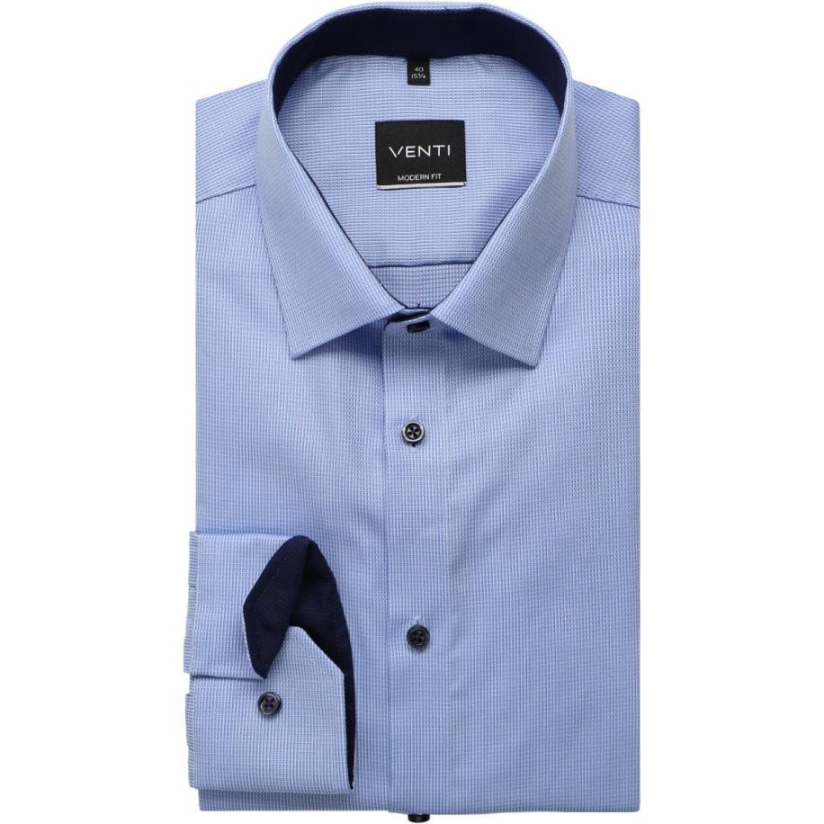 Venti Overhemd ML6 (vanaf 68 CM) blauw Blauw