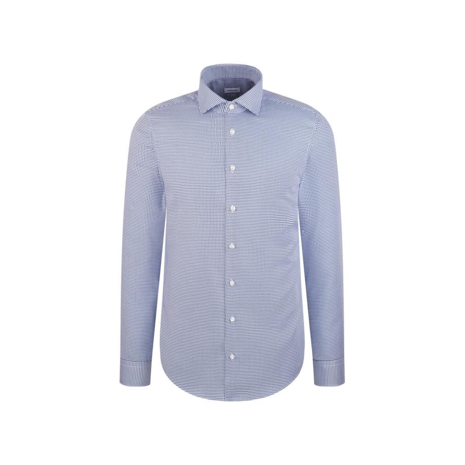 SEIDENSTICKER Zakelijk overhemd Schwarze Rose donkerblauw Blauw