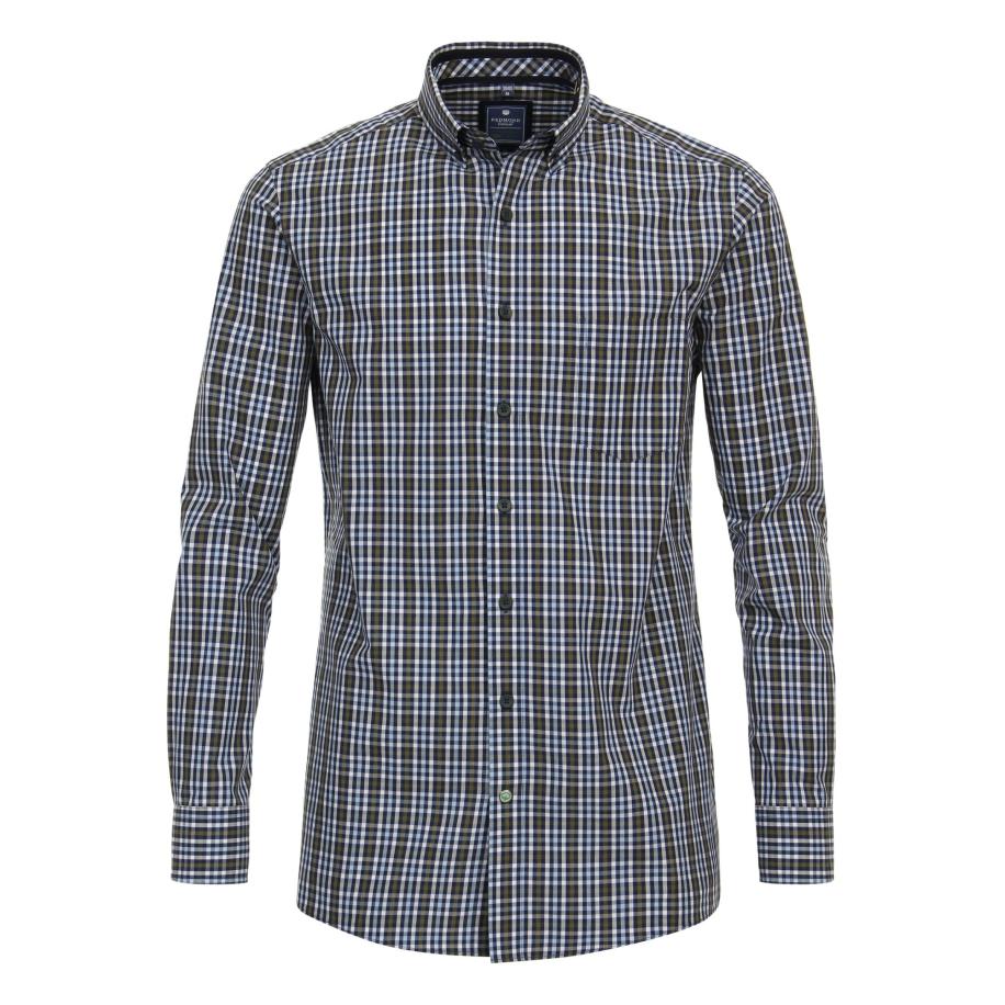 Redmond Casual Overhemd groen, Ruit Groen