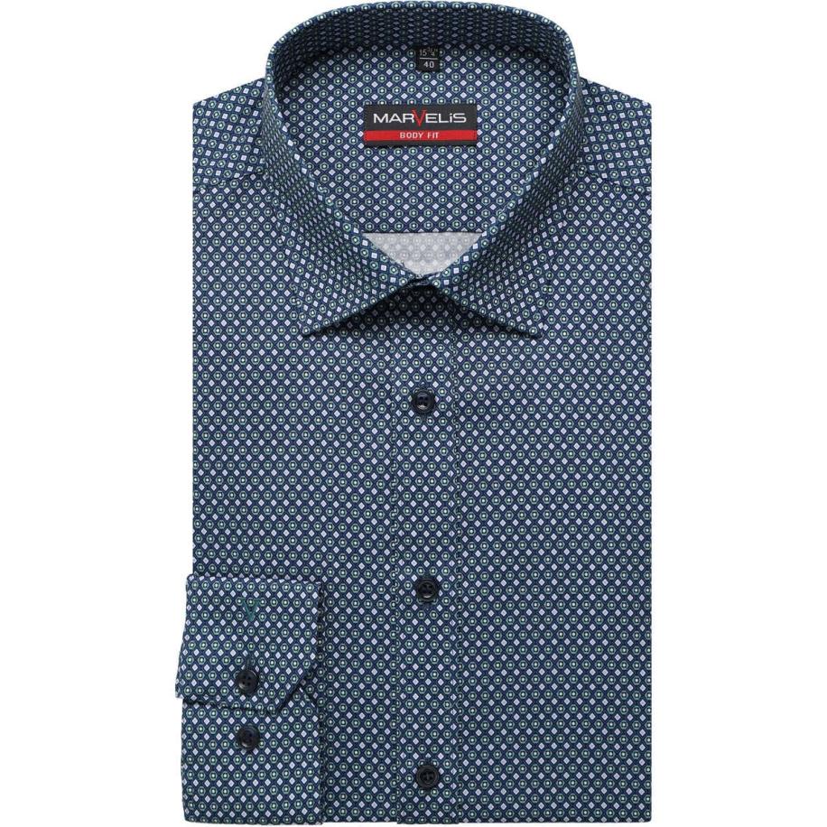 Marvelis Overhemd lichtgroen, Bedrukt Multicolor