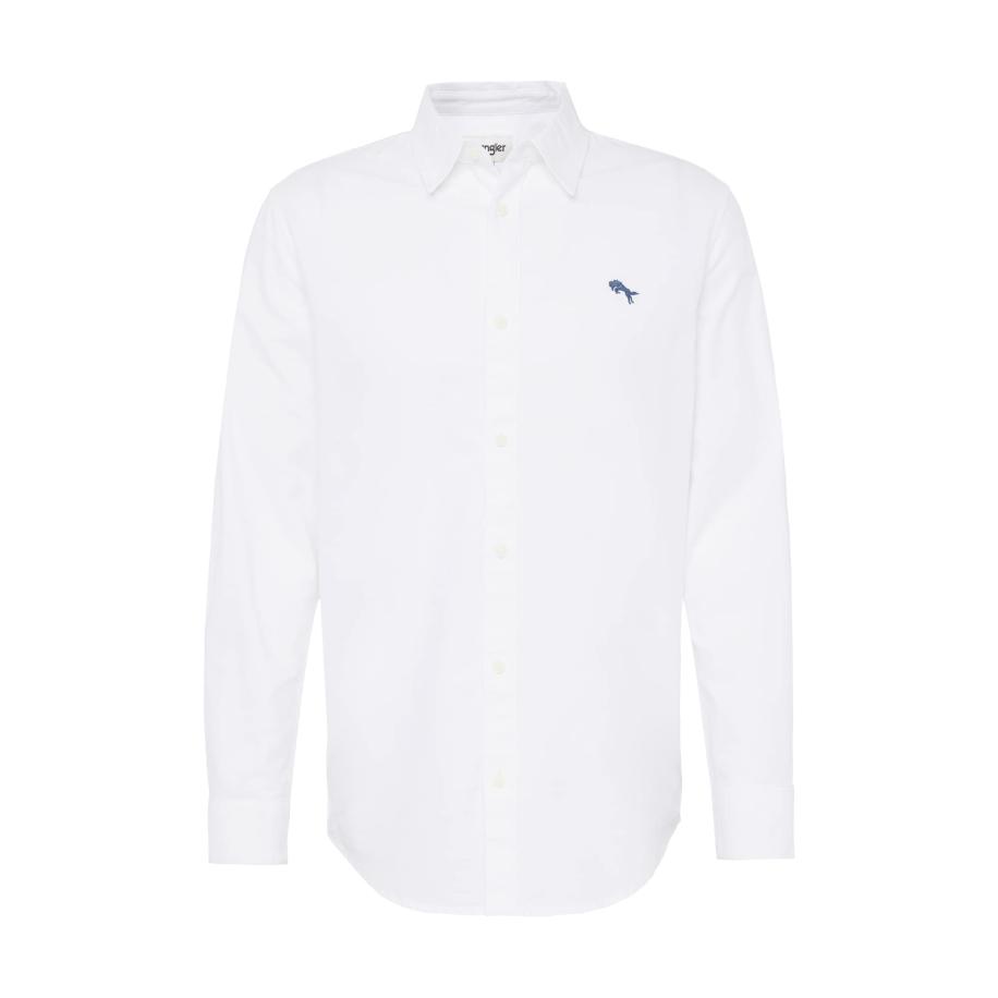 Wrangler WRANGLER Overhemd LS SHIRT blauw / wit -