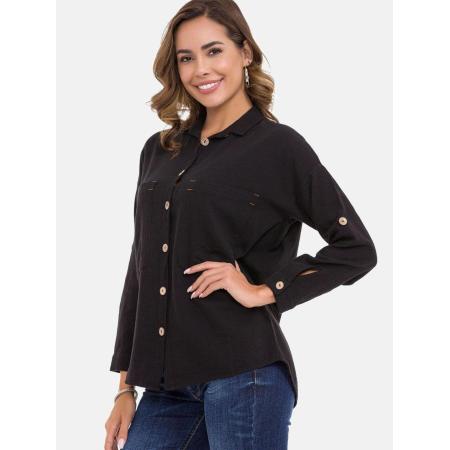 Cipo & Baxx CIPO & BAXX Blouse zwart