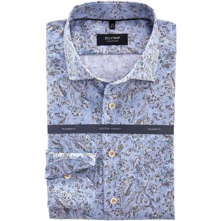 OLYMP SIGNATURE Overhemd blauw, Motief