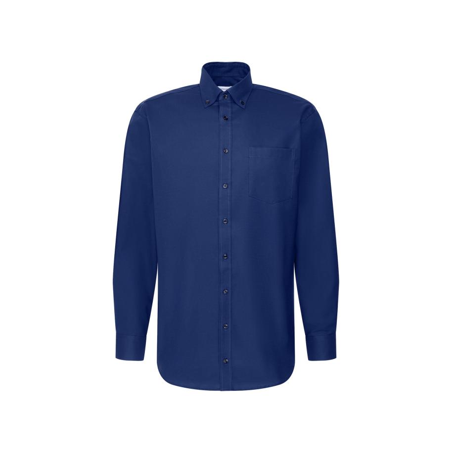 SEIDENSTICKER Zakelijk overhemd donkerblauw Blauw