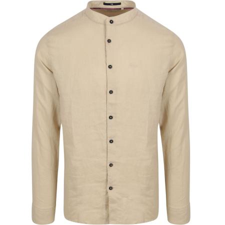 No Excess Overhemd Linnen Beige