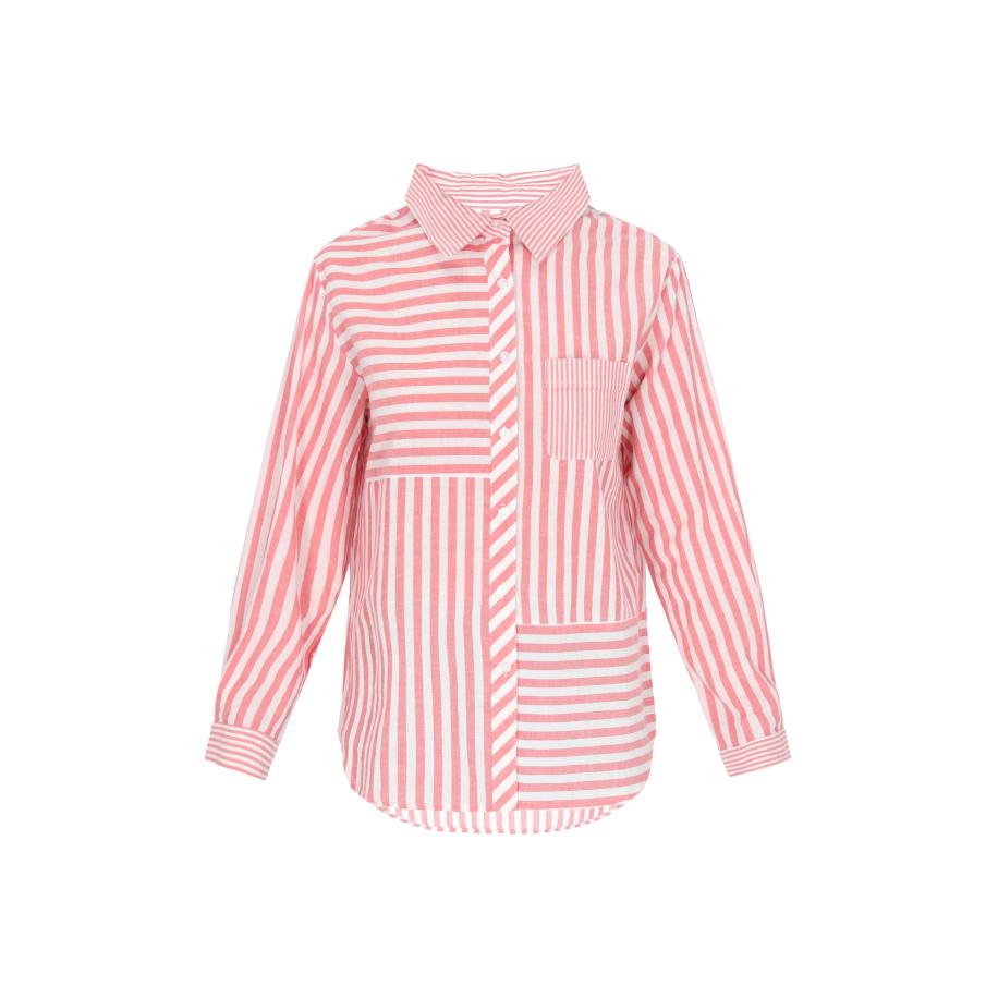 Usha usha BLUE LABEL Blouse lichtroze / wit -