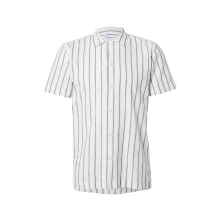 Lindbergh Lindbergh Overhemd olijfgroen / wit