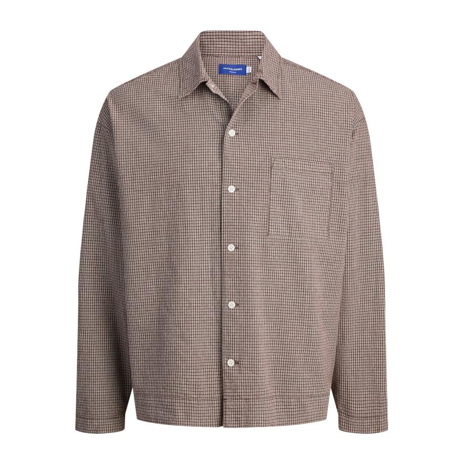 Jack & Jones JACK & JONES Overhemd bruin / lichtbruin -