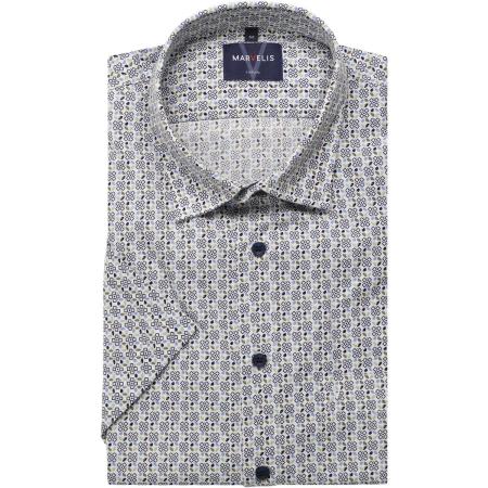 Marvelis Casual Overhemd Korte mouw groen