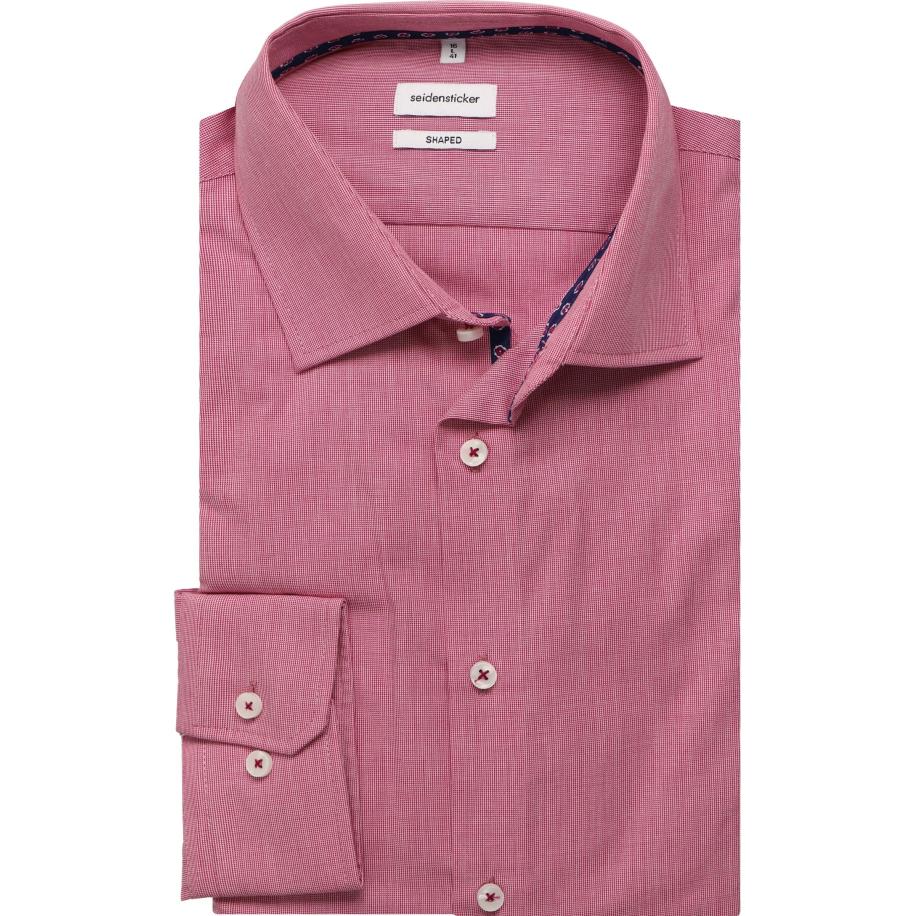 Seidensticker Overhemd roze, Effen Roze