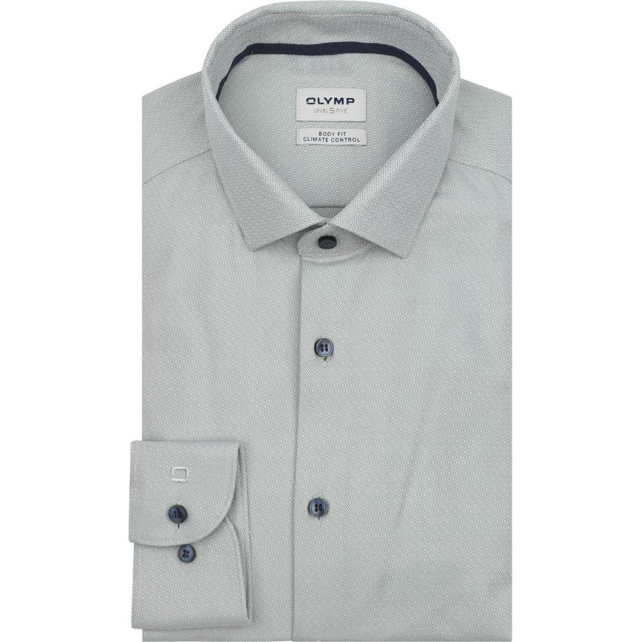 OLYMP Level 5 Overhemd Groen Groen