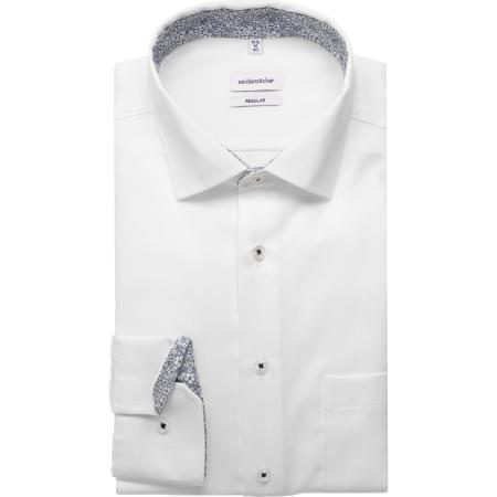 Seidensticker Overhemd ML6 (vanaf 68 CM) wit