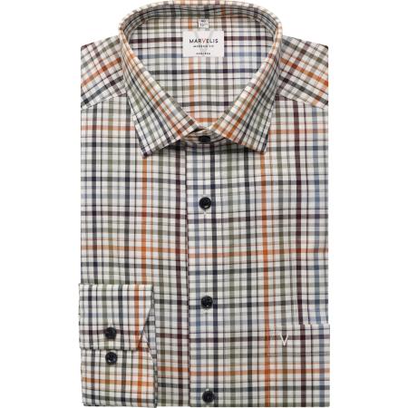 Marvelis Overhemd olijf, Ruit