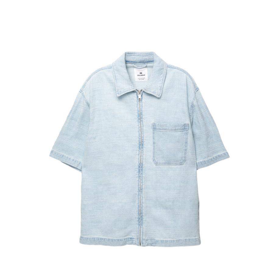 Pull&Bear Pull&Bear Overhemd lichtblauw -