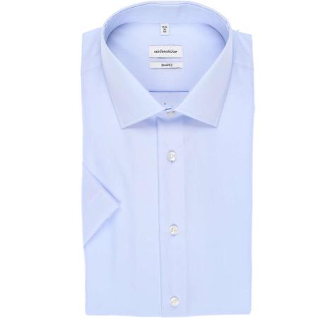 Seidensticker Overhemd Korte mouw blauw