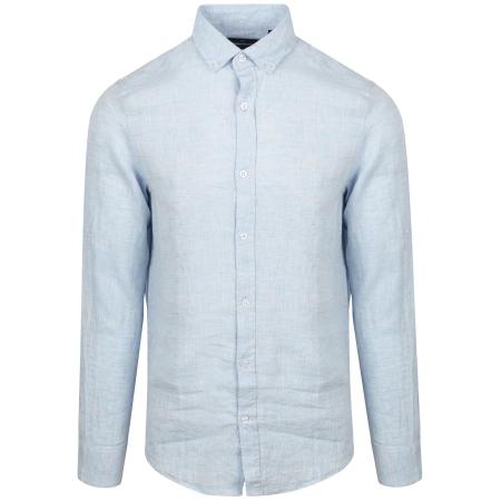 Steppin' Out Overhemd Linnen Lichtblauw