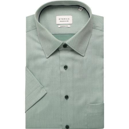 ETERNA Overhemd Korte mouw lichtgroen