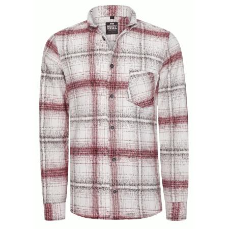 Rusty Neal Rusty Neal Overhemd ecru / rood