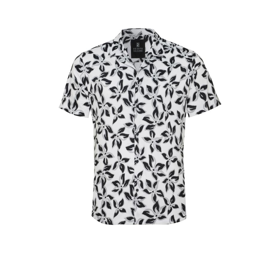 Desoto DESOTO Overhemd grijs / lichtgrijs / zwart -