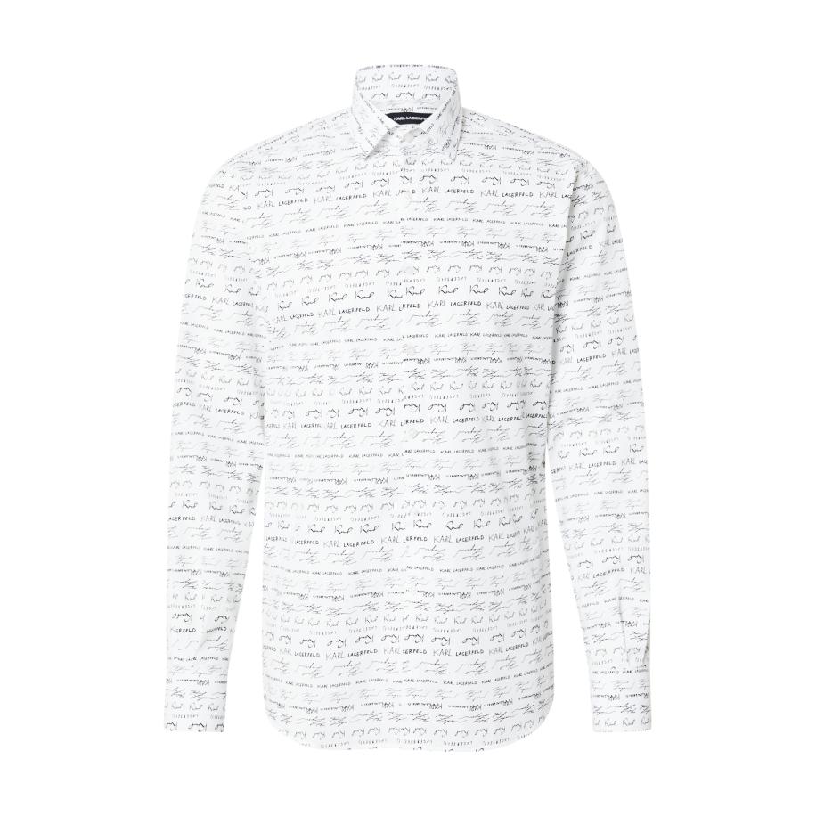 Karl Lagerfeld Karl Lagerfeld Overhemd zwart / wit -