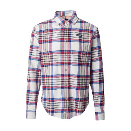 Napapijri NAPAPIJRI Overhemd G-TREKKING blauw / watermeloen rood / zwart / wit