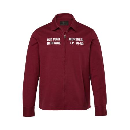 JP1880 JP1880 Overhemd aubergine / wit