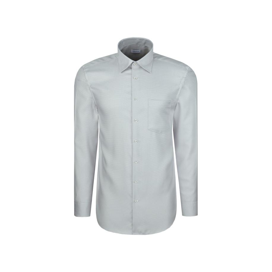 SEIDENSTICKER Overhemd Schwarze Rose beige Bruin