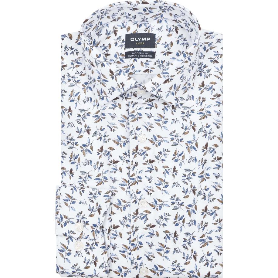 OLYMP Luxor Overhemd 24/Seven Flowers Multicolour Multicolor