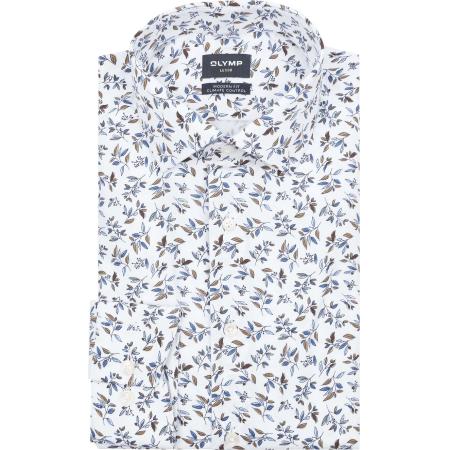 OLYMP Luxor Overhemd 24/Seven Flowers Multicolour
