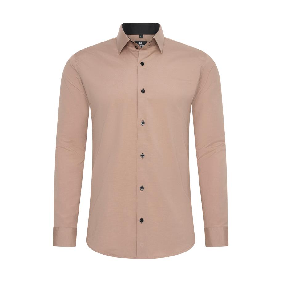 Rusty Neal Rusty Neal Overhemd beige -