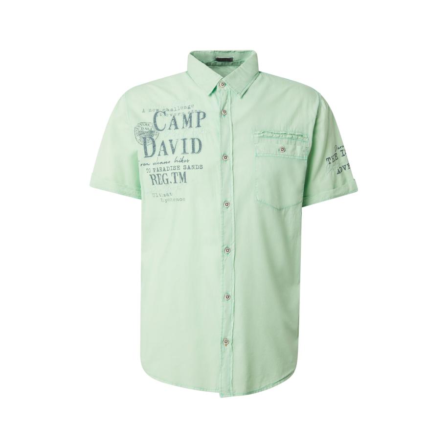 Camp David CAMP DAVID Overhemd groen / lichtgroen -