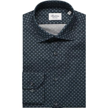 Stenströms Overhemd donkerblauw, Motief