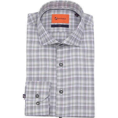 Suitable Overhemd Print Groen