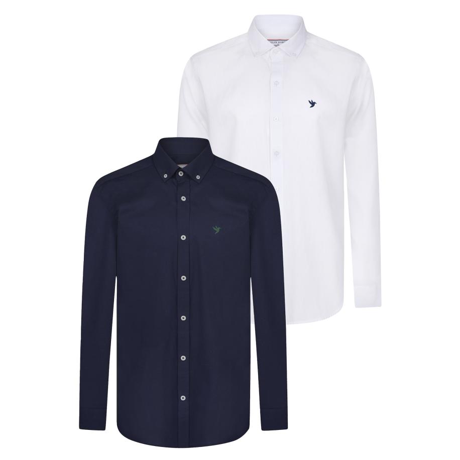 Felix Hardy Felix Hardy Overhemd blauw / groen / wit -