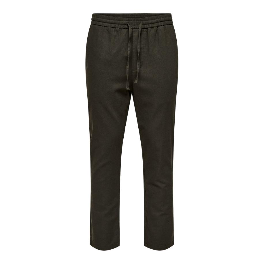 Only & Sons Only & Sons Broek ONSLINUS donkerbruin -