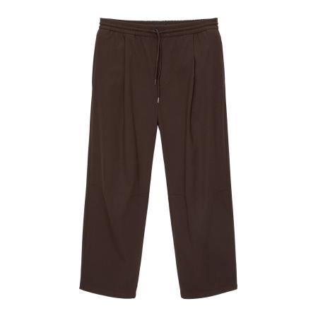 Pull&Bear Pull&Bear Bandplooibroek chocoladebruin