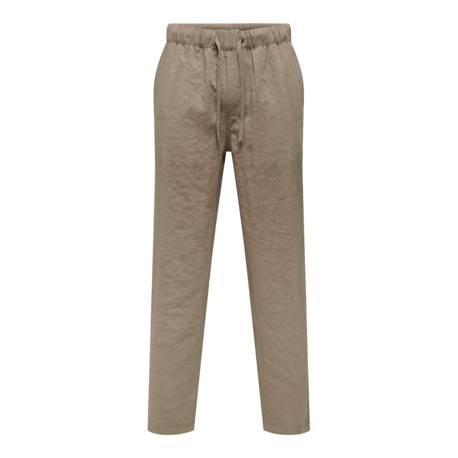 Only & Sons Only & Sons Broek Sinus donkerbeige -