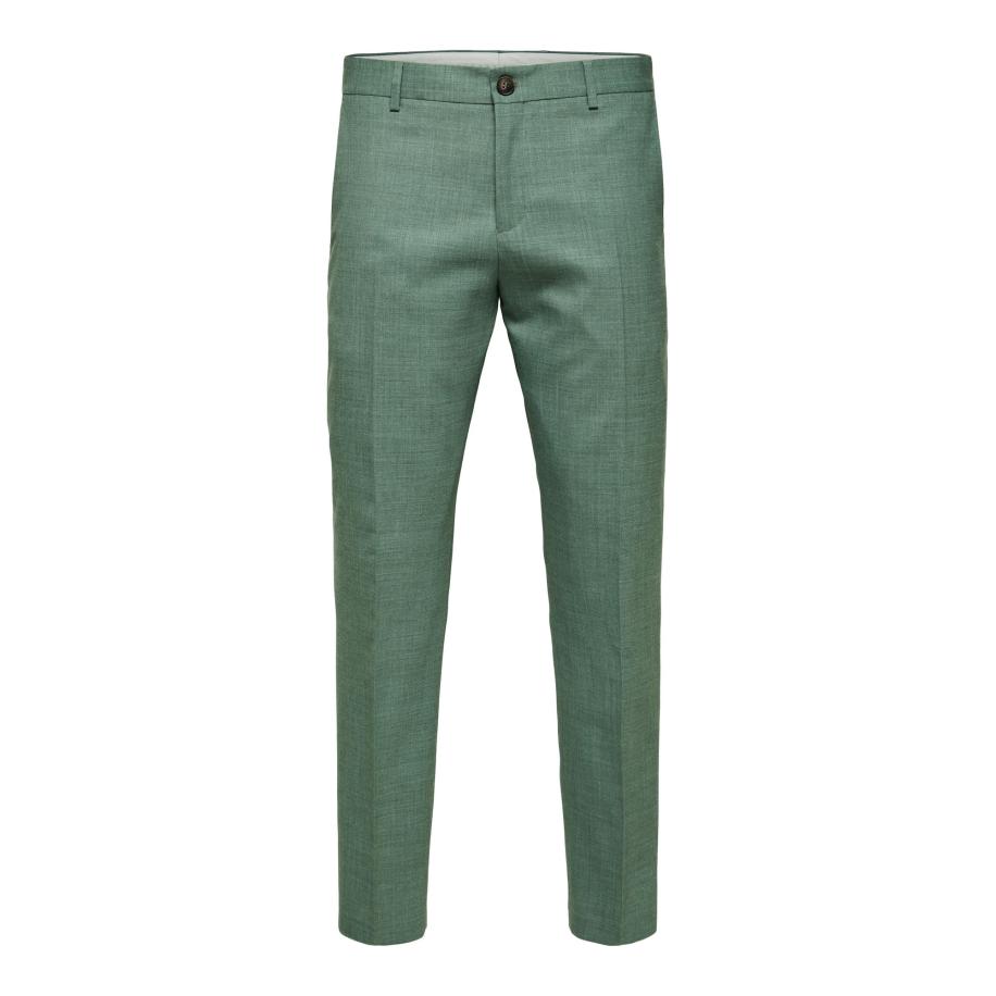 Selected SELECTED Pantalon SLHOasis groen gemêleerd -